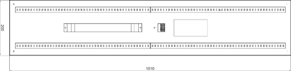 Abmessungen Reinraumleuchte GROPIUS RRL-US 40 W