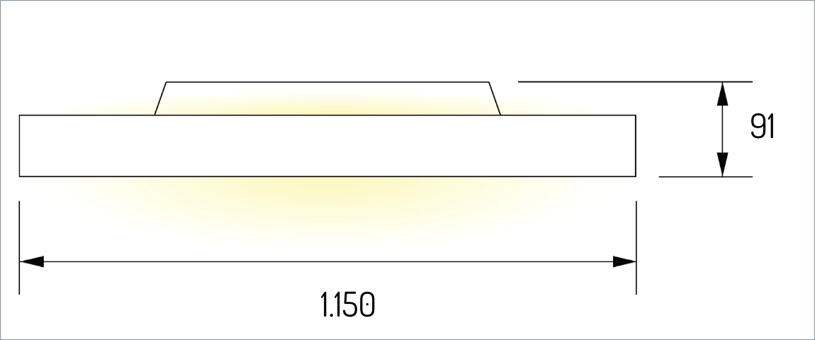 Büroleuchte DELL BL-HP 120W